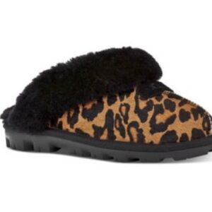 UGG Coquette Sparkle Slipper Leopard Print